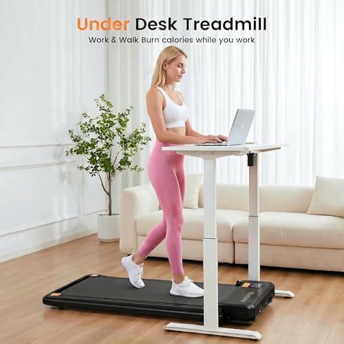 ANCHEER Walking Pad with Incline - Under Desk Treadmill with Handle Bar - Image 5