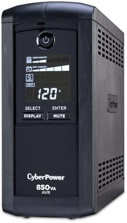CyberPower CP850AVRLCD Intelligent LCD UPS Battery Backup - Image 2