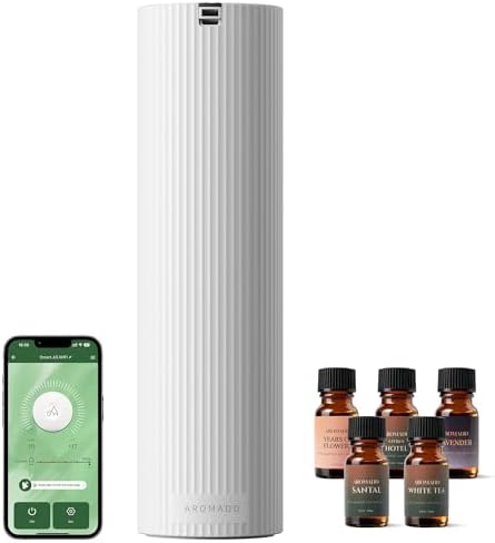 Aromadd Auto Mode Scent Diffuser Starter Kit with Cold Air Tech, White by Aromadd