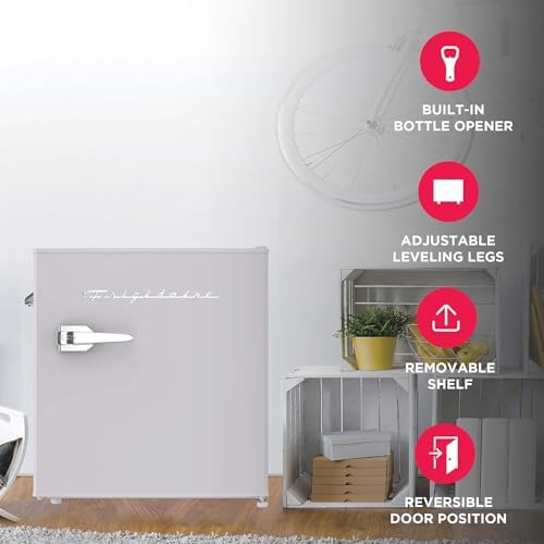 Frigidaire EFR176 1.6 cu. ft. Retro Bar Fridge with Side Bottle Opener (Moonbeam) - Image 3