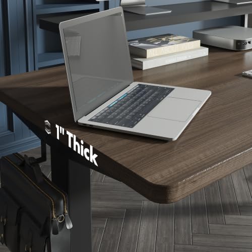 FLEXISPOT 48"x24" Electric Standing Desk, Black Walnut - Image 3