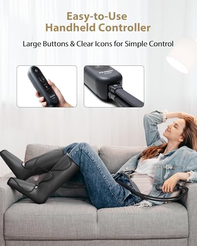FIT KING Leg Compressiona Massager for Circulation & Pain Edema Relief FSA - Image 3