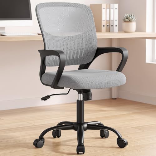 OLIXIS Ergonomic Office Desk Chair, Mid-Back Executive Computer Chair by OLIXIS