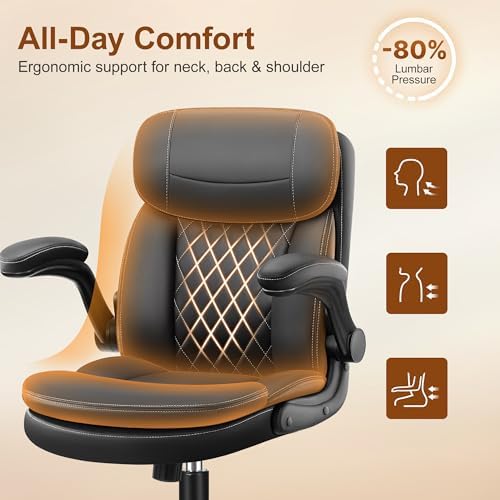 Office Desk Chair, Ergonomic Computer Chair with Unique Dual-Layer Support - Image 5