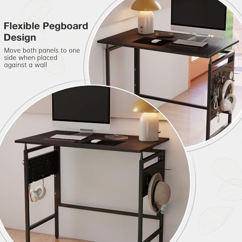 Hadulcet Folding Desk, Small Foldable Desk 40" for Small Spaces - Image 6
