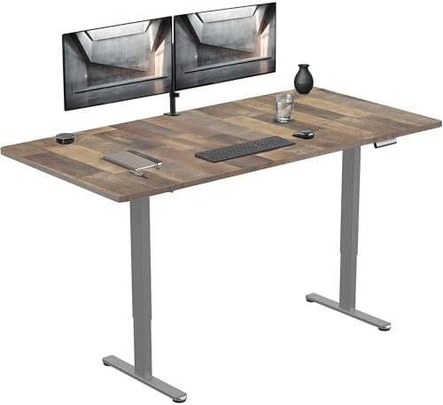 VIVO Reclaimed Wood 71 x 36 in Standing Desk, DESK-KIT-E2G7P-36 by VIVO