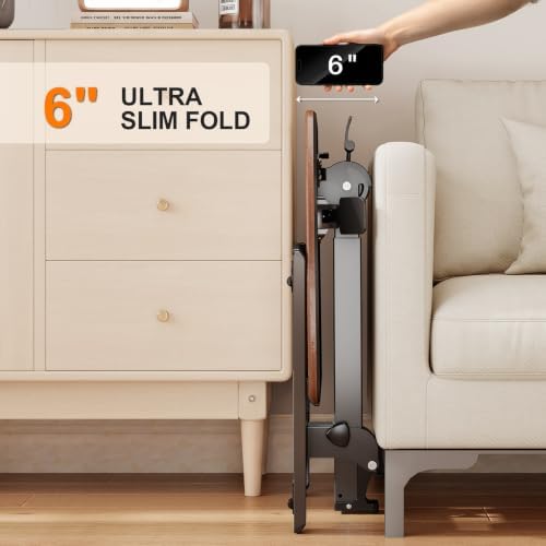 ROMOON Folding Standing Desk with Wheels: No-Assembly, Height Adjustable - Image 6