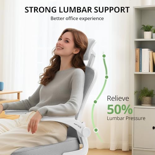 Synorla Office Chair|330LBS Capacity Ergonomic Desk Chair - Image 3