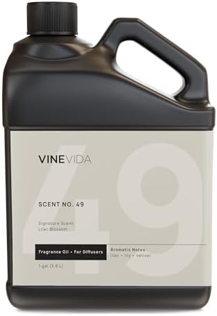 VINEVIDA [128 Fl Oz] Lilac Blossom Fragrance Oil for Cold Air Diffusers, Essential Oils for Diffuser Oil Refill & Air Freshener Room Spray by VINEVIDA