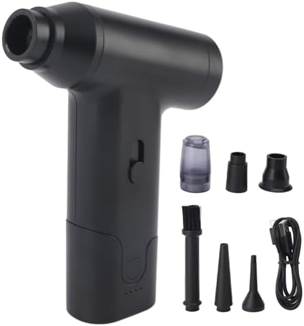 Mini Blower, High Speed Mini Blower Portable and Rechargeable Turbo Air Blower Super, Keyboard and Computer Cleaner, Electric Air Duster - Image 6