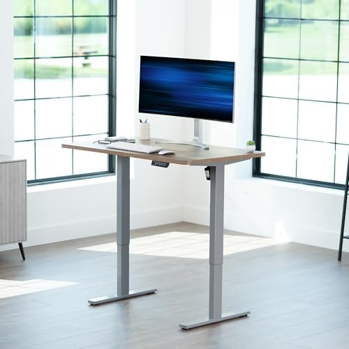 VIVO Reclaimed Wood 48 x 30 in Standing Desk, DESK-KIT-1G5P - Image 2