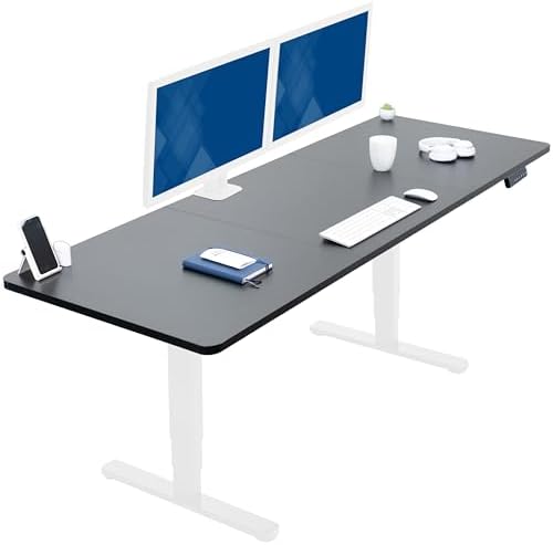 VIVO Black 83 x 30 in Standing Desk, DESK-KIT-2W8B by VIVO