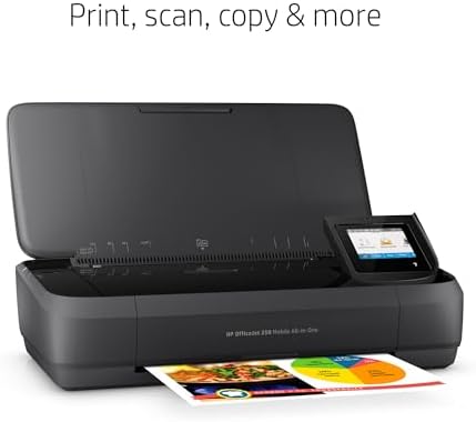 HP OfficeJet 250 Wireless Mobile Printer, Scanner, Copier - Black, Battery Included (CZ992A) - Image 6