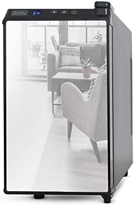 BLACK+DECKER 8-Bottle Thermoelectric Wine Chiller, BD60326, Mirrored Door by Unknown