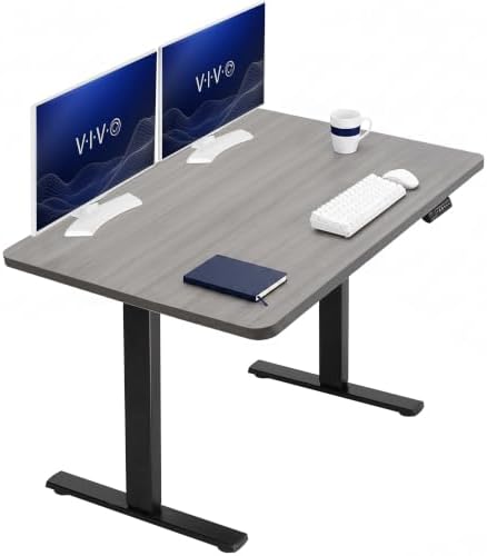 VIVO Dark Gray 48 x 30 in Standing Desk, DESK-KIT-1B5G by VIVO
