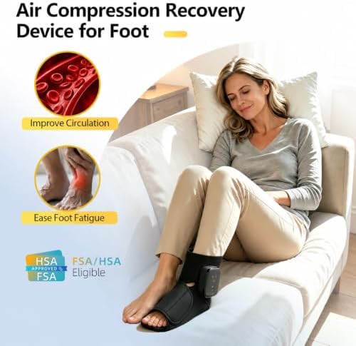 Comfytemp Air Compression Recovery Device for Foot (1 Pack, Fits Size 6-10) - Image 3