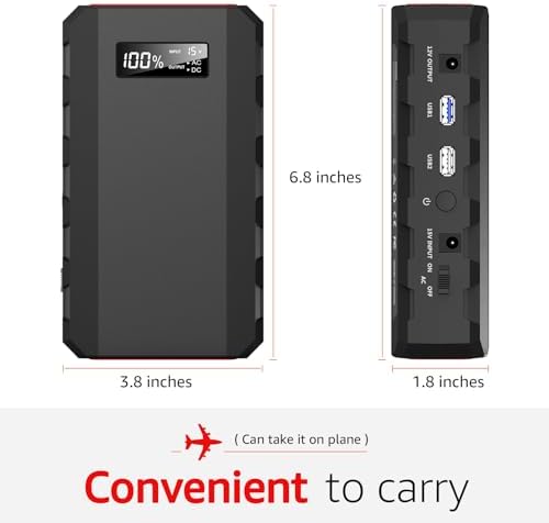 SinKeu 24000mAh Portable Power Bank with AC Outlet, 88.8Wh Portable Laptop Charger, Portable Power Station Outdoor Generators Portable for Home Backup Outdoor Emergency - Image 6