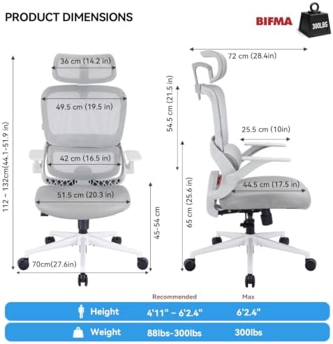 SIHOO B100 SE Ergonomic Office Chair, Desk Chair with Lumbar Support - Image 2