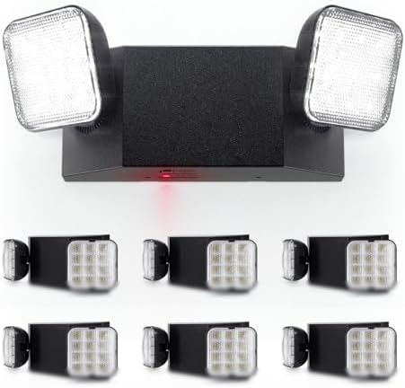 Sunco 6 Pack LED Emergency Lights for Outages, 90 Minute Backup Battery by SuncoLighting