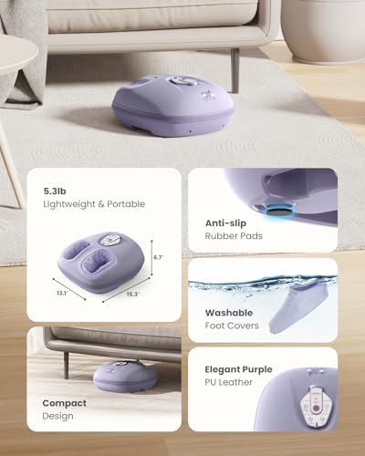 RENPHO Shiatsu Foot Massager with Heat & Kneading for Plantar Fasciitis - Image 6