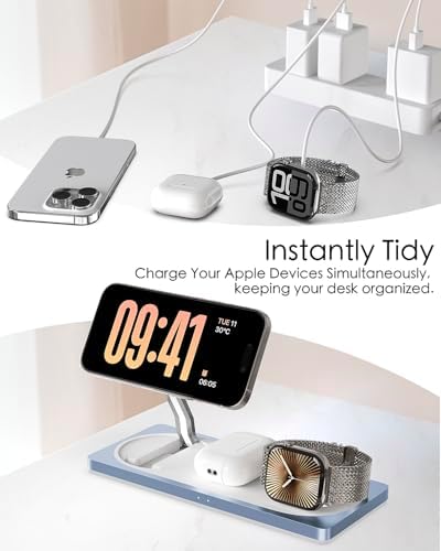 PETINO 3 in 1 Wireless Charging Station for Apple Devices with MagSafe - Image 5