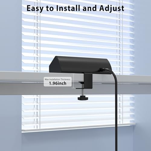 Jgstkcity Desk Clamp Power Strip,45W Fast Charging Station,4 USB-C,4 USB-A,Desk Mount Surge Protector,1875W Extension Cord with Multiple Outlets,ETL Listed,for Home Office Dorm Room - Image 5