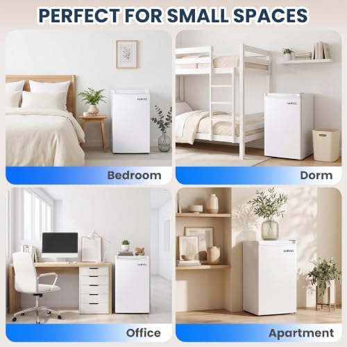 4.5 Cu.Ft Mini Fridge with Freezer, Great for Dorm Office Bedroom - Image 7