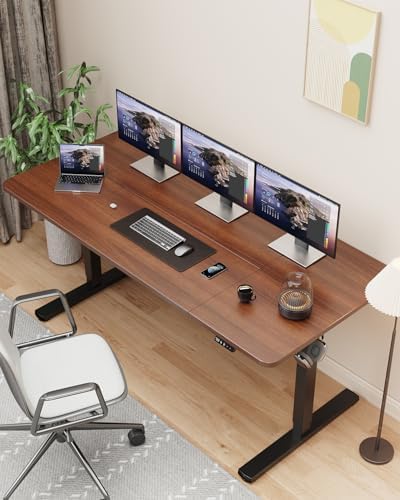 63" Large Electric Standing Desk Adjustable Height for Home Office - Image 2