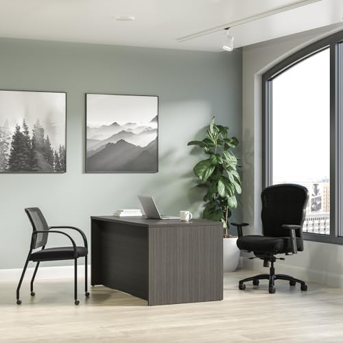 HON MOD Computer Desk, Office Desk with 3 Drawers, Slate Teak - Image 2