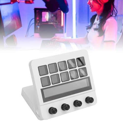 Stream Controller, Stream Control Deck with 10 Macro Keys, Customizable Visual Keyboard Trigger Actions in Apps Software for PC, LCD Buttons Studio Control Deck Keypad - Image 6