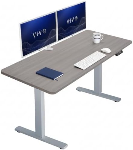 VIVO Dark Gray 60 x 24 in Standing Desk, DESK-KIT-1G6G by VIVO