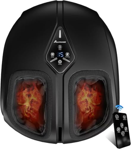 Foot Massager with Heat,Deep Shiatsu for Plantar Fasciitis（Black） by Jokupey