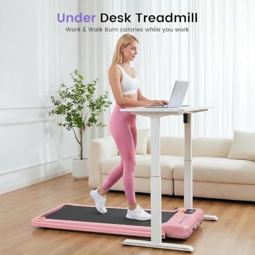 ANCHEER Walking Pad with Incline - Under Desk Treadmill with Handle Bar - Image 5