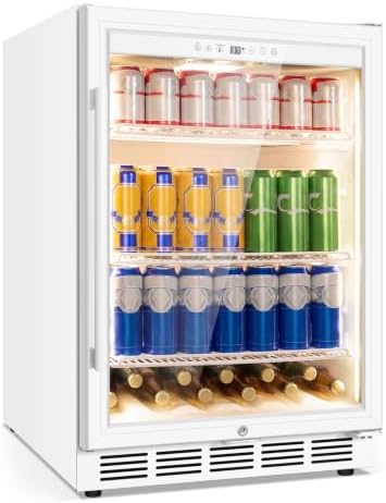 FoMup 24" Undercounter Beverage Refrigerator with Glass Door, 200-Can by FoMup