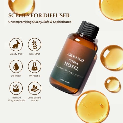 AROMADD Citrus Hotel Diffuser Oil Inspired by Luxury Hotel Scent, 100 mL - Image 5