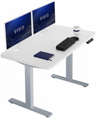VIVO White 43 x 24 in Standing Desk, DESK-KIT-1G4W by VIVO