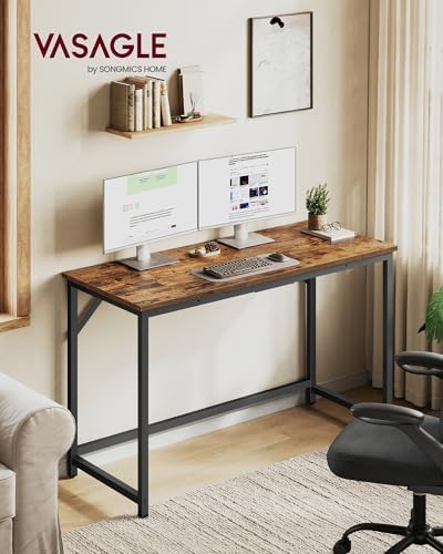 VASAGLE Computer Desk, Steel Frame Gaming Desk for Home Office, 47.2 Inch - Image 2