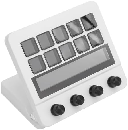 Masyrt Stream Controller with 10 Keys Dashboard Customizable LCD Buttons Studio Control Deck Keypad for PC Streaming - Image 7