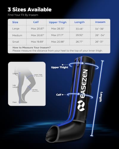 EaseZen Leg Compression Massager for Circulation & Muscle Pain Relief FSA - Image 5