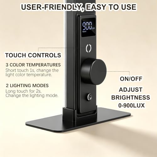 Half Moon Light for Nail Tech, 560 LEDs Professional Nail Desk Lamp - Image 4