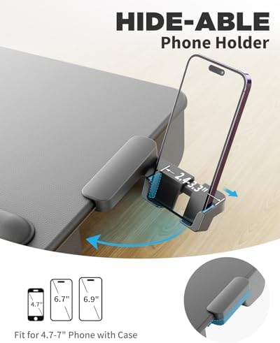 SAIJI Lap Desk with Cushion, Computer Laptop Stand, Lap Laptop Table - Image 3