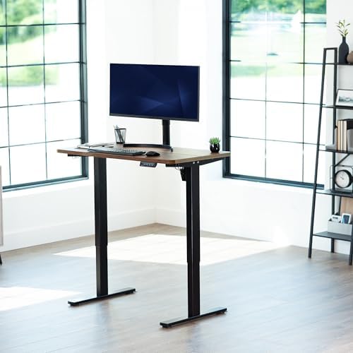 VIVO Rustic Vintage Brown 43 x 24 in Standing Desk, DESK-1B4N - Image 2