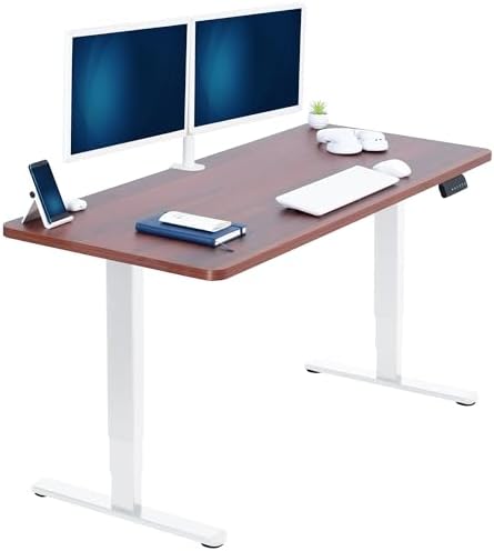 VIVO Dark Walnut 60 x 24 in Standing Desk, DESK-KIT-2W6D by VIVO