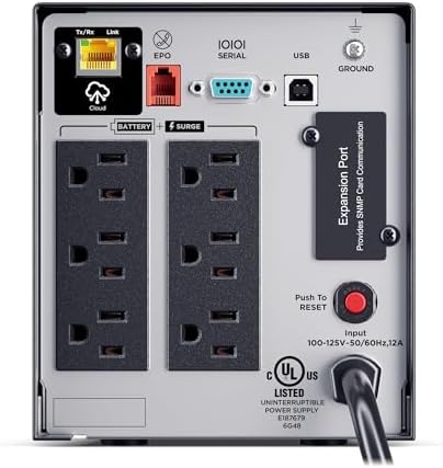 CyberPower PR750LCD3C Smart App Sinewave UPS Battery Backup - Image 4