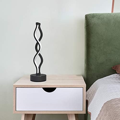 NUÜR Bedside Lamps Set of 2, Black Lamps for Living Room, Dimmable LED Nightstand Lamp, Small Nightstand Lamp for Bedroom, Home, Living Room, Office - Image 4