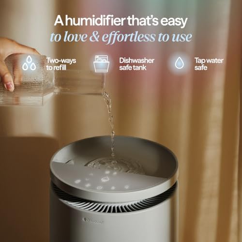 BLUEAIR 7.6L Top-Fill Humidifiers for Home, 2 Gallon, DreamWell H76i Grey - Image 6