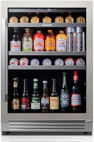 Ca'Lefort 24 inch Beverage Refrigerator, 180 Can Beverage Fridge by CaLefort