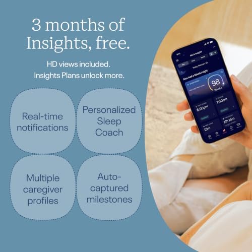 Nanit Smart Baby Video Monitor - Camera & Floor Stand - 1080p Wi-Fi Camera - Image 5