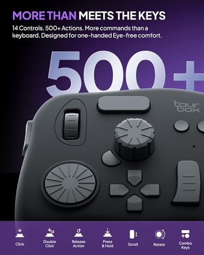 TourBox NEO - Editing Controller, Desktop Creative Multi-Control, Wired - Image 4