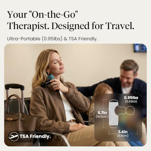 BOB AND BRAD Q2 Mini Massage Gun, Pocket-Sized, Small, Travel Essential - Image 3